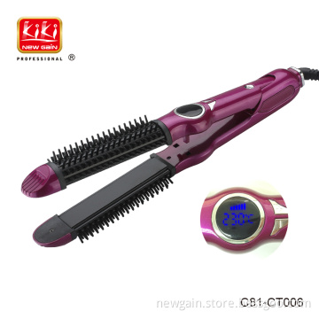 2 in 1 Function With Lock Button Hair Straightener and Curler C81-CT006